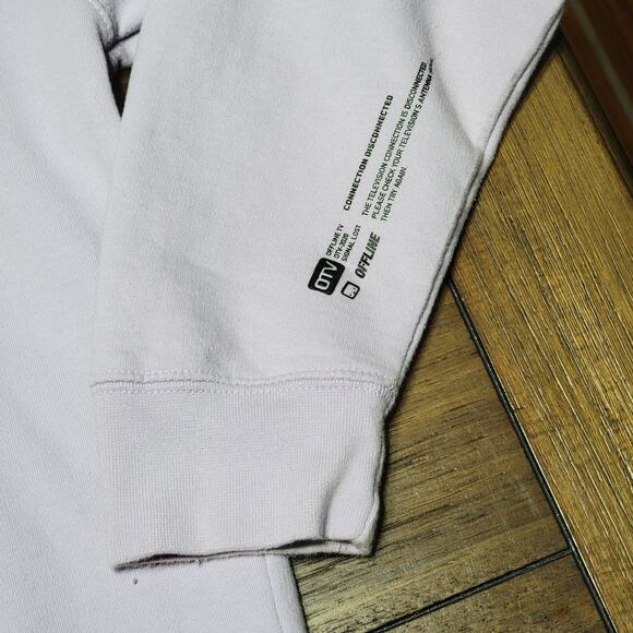OffLine TV LS Light Purple Unisex Pullover Hoodie - Size Large - Picture 3 of 8